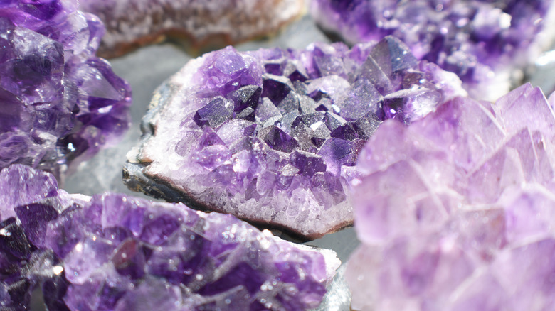 Amethyst stones