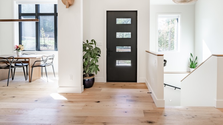 room with light wood floor