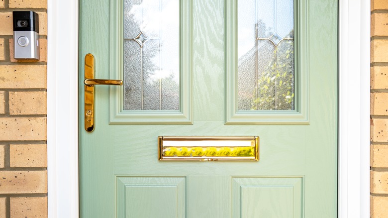 Composite front entry door