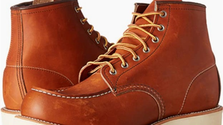 Brown Red Wing Heritage Boots