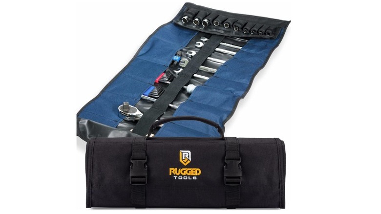 32 Pocket Tool Roll Organizer