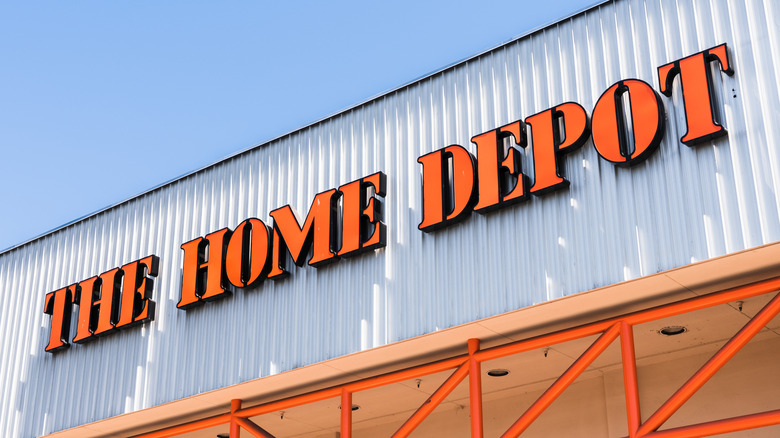 exterior of Home Depot store