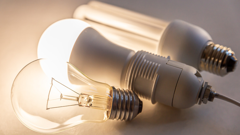 Three lightbulbs