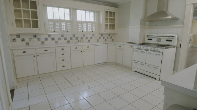 White sterile kitchen