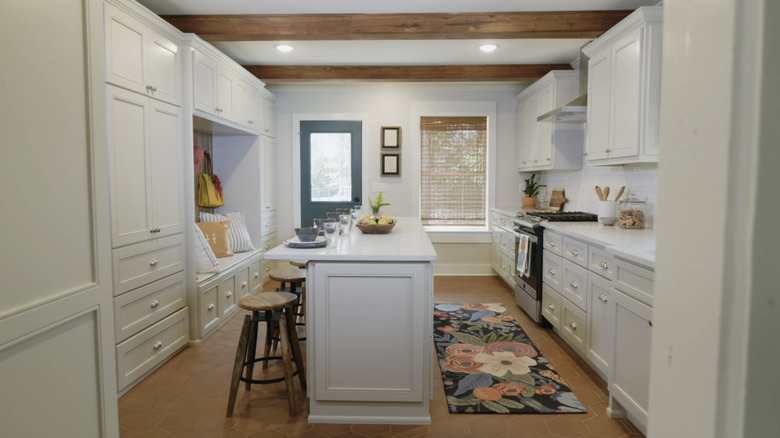 Mudroom/kitchen combo
