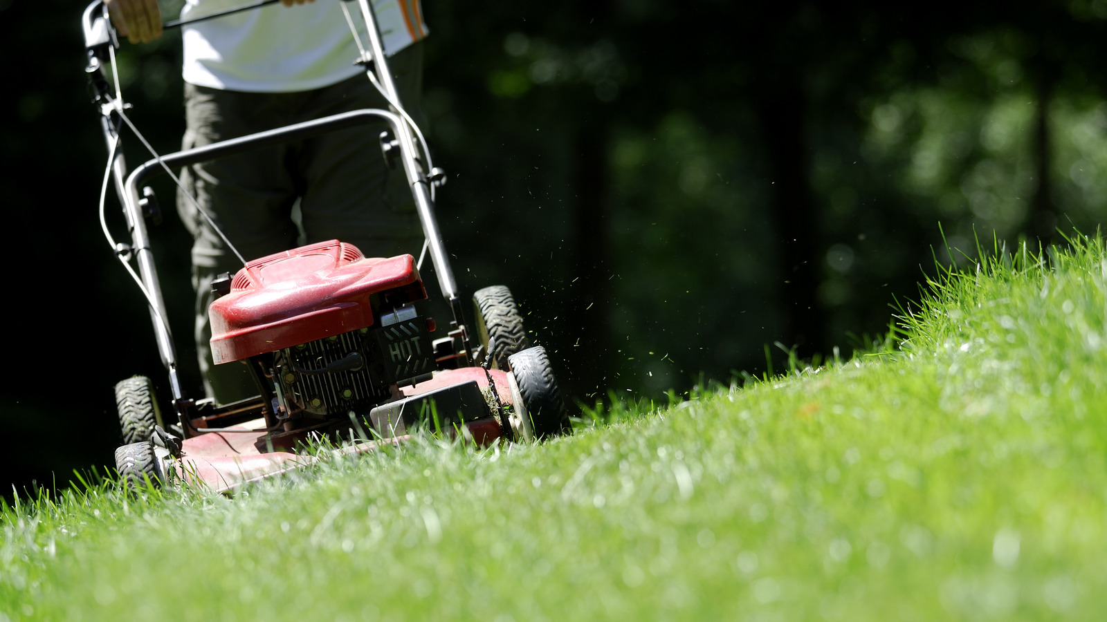 How to safely mow steep slopes