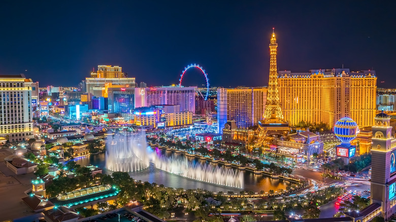 Las Vegas Strip at night