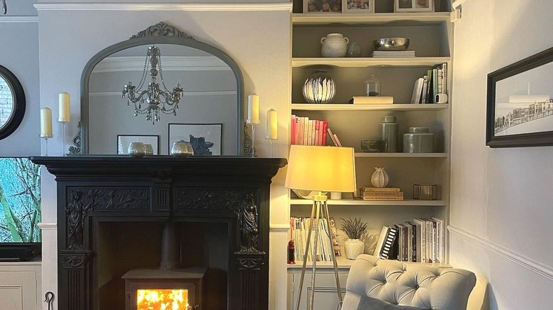Dove gray living room