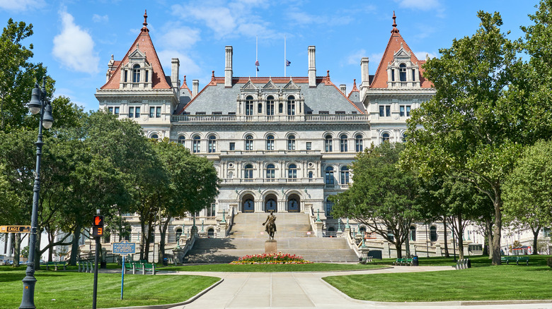 NY state capitol in Albany