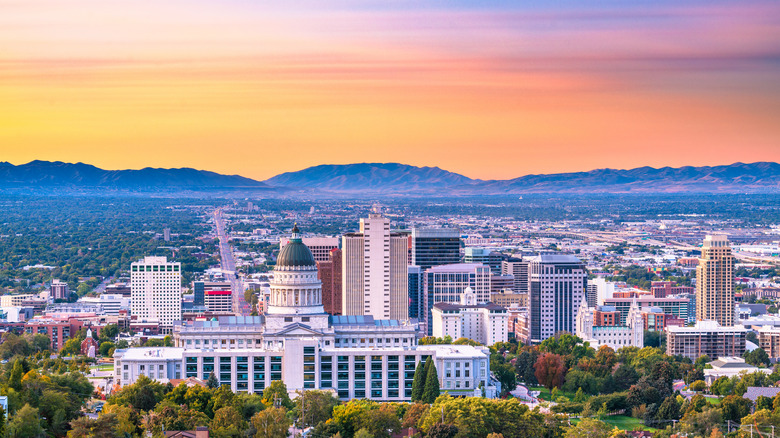 Skyline of Salt Lake City