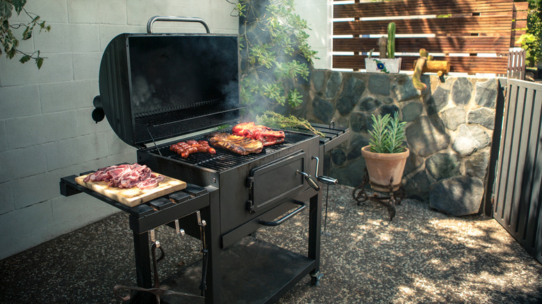 smoking grill
