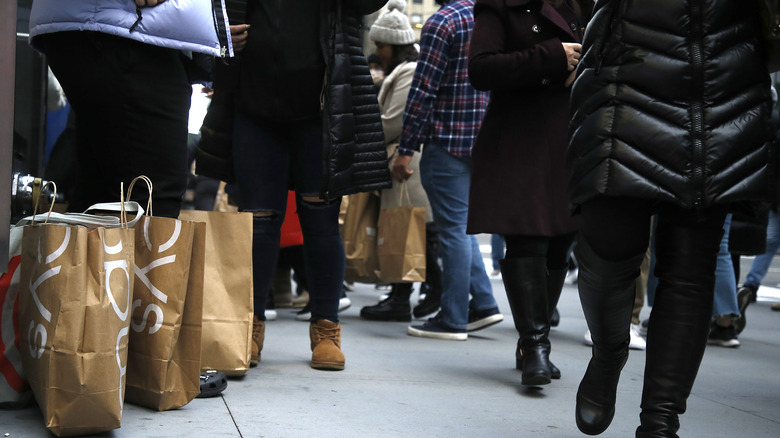 People at Black Friday sale