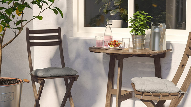 An IKEA ASKHOLMEN Table for Wall