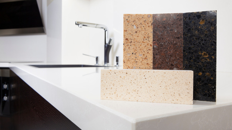 Kitchen counter samples