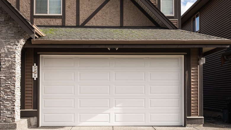 Classic garage on a home