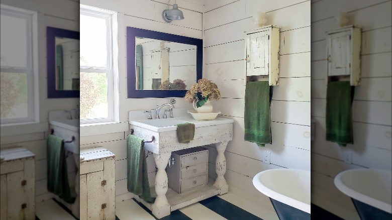 Console table vanity
