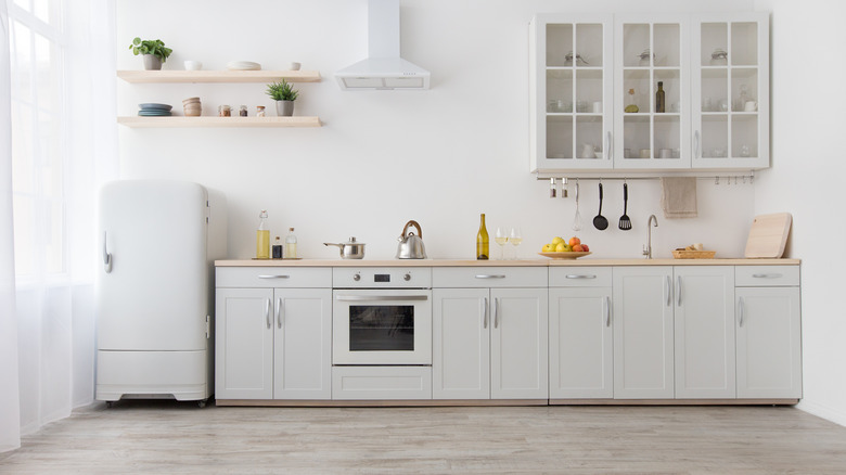 kitchen with refrigerator