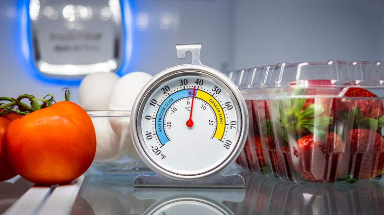 Freezer registering marginal temperatures