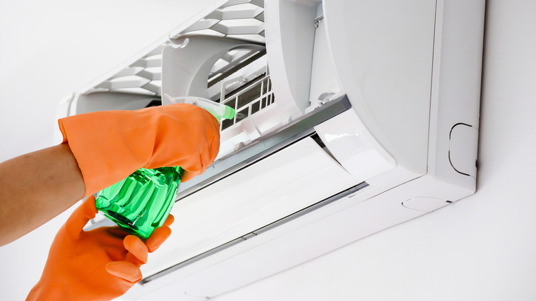 Specialized refrigerator and HVAC cleaning solution