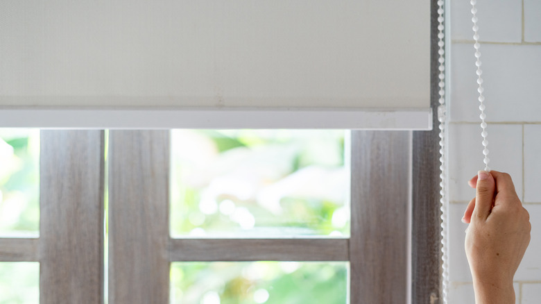 vinyl roller shades