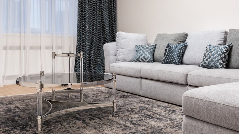 aluminum coffee table
