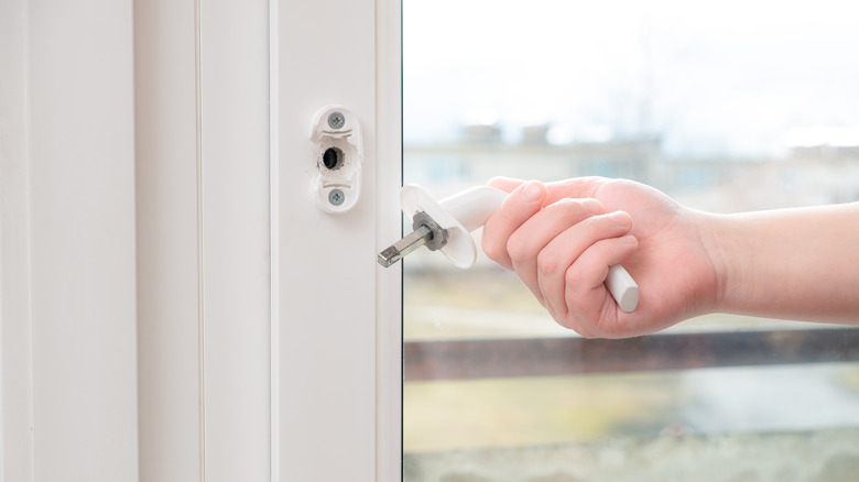 Broken doorknob