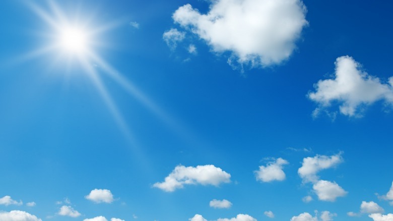 Sun and clouds