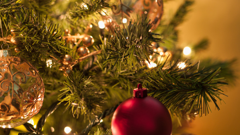 Christmas tree branches