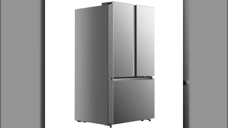 Stainless steel fridge