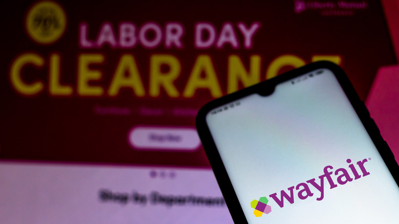 Wayfair Labor Day clearance sale
