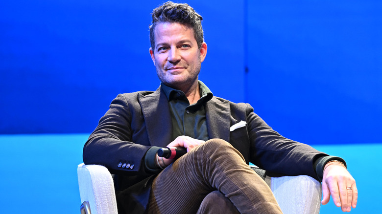Nate Berkus speaks onstage during a Celebrity Cruises event