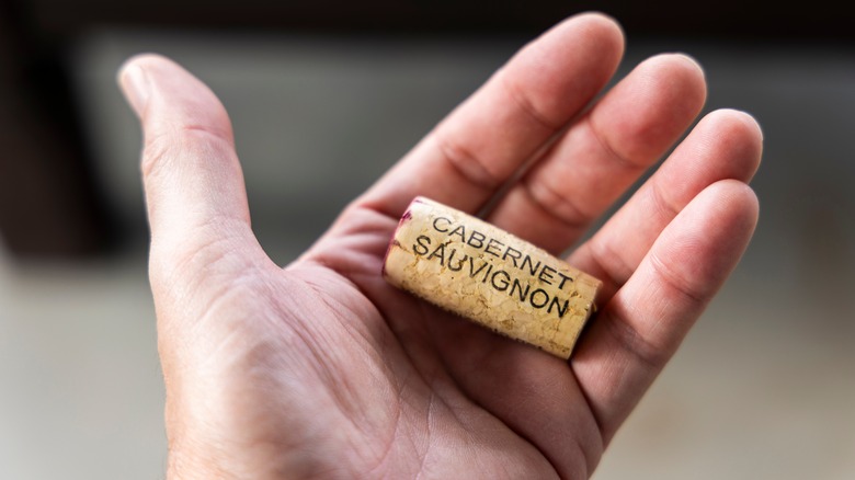 Collection of wine corks