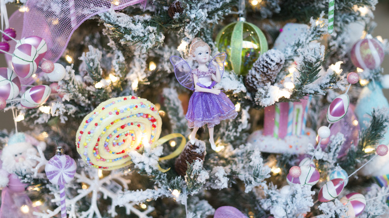 candy themed christmas tree