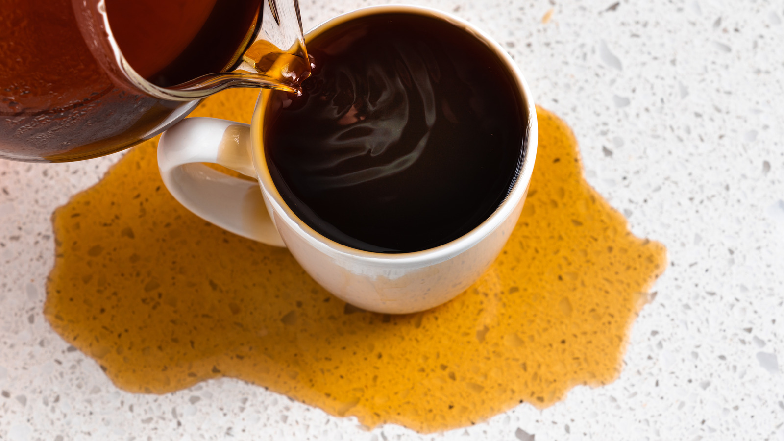 The Cleaning Essentials That Easily Remove Coffee Stains From Granite
