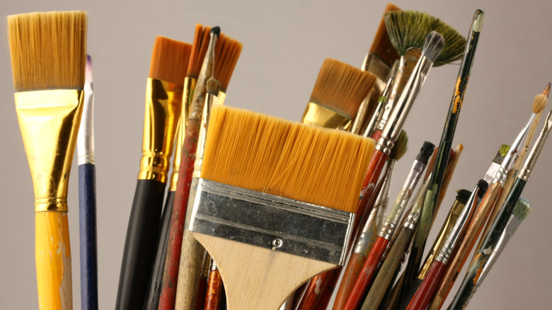 Set of paintbrushes