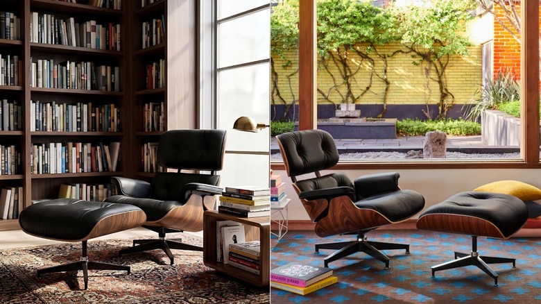 Amazon lounge chair versus Herman Miller Eames chair