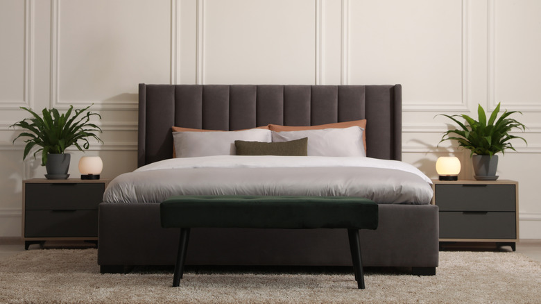 Symmetric bedroom with matching set
