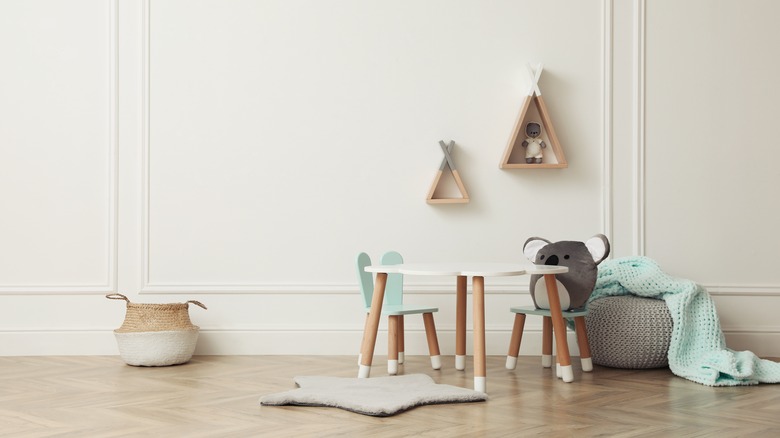 star-shaped rug