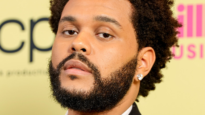 The Weeknd close-up