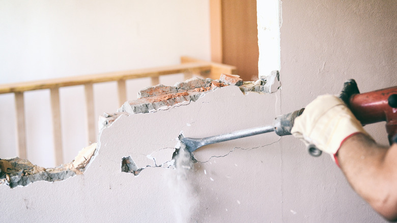 wall demolition