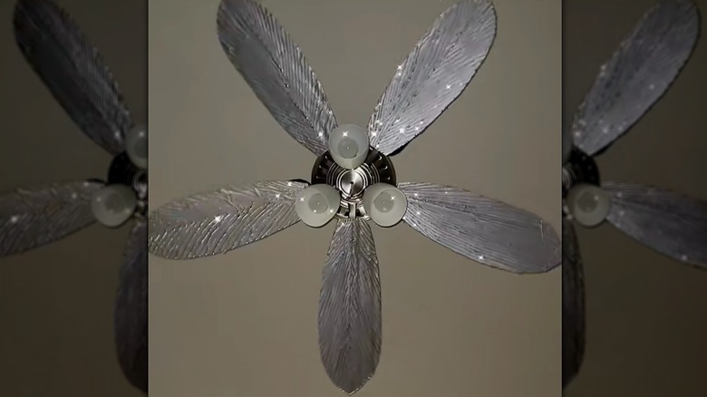 Sparkling ceiling fan covers
