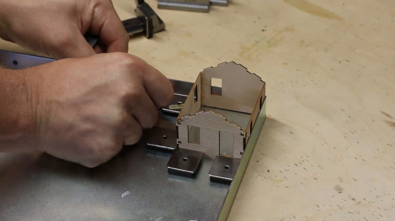 A magnetic gluing jig for miniatures