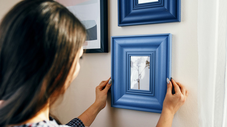 A simple interior design.