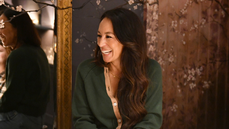 Joanna Gaines smiling at an event