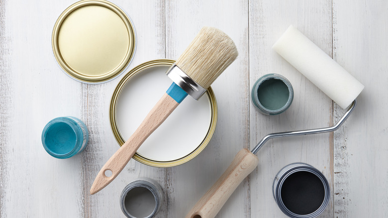 paint and rollers