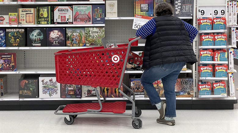 clearance section at Target