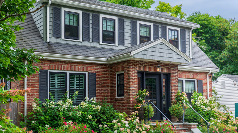 Red brick house