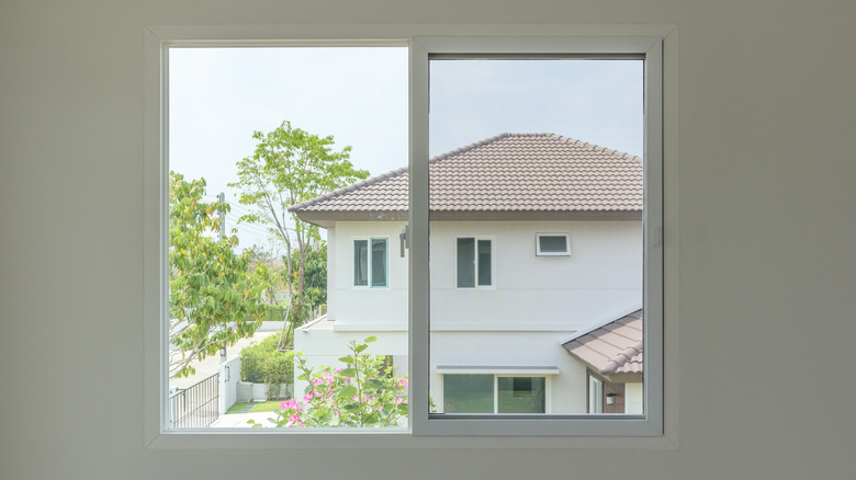 Sliding window in a home