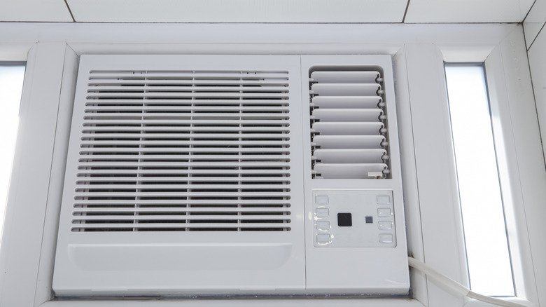 Indoor view of an AC unit