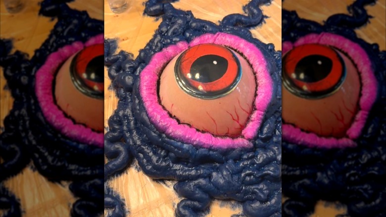 Giant DIY eyeball turned into sea creature